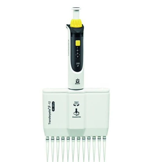 多通道微量移液器 S-12, 可调